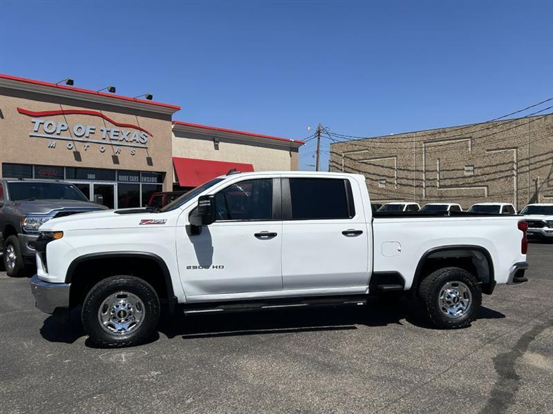2023 Chevrolet Silverado 2500HD LT Crew Cab 4WD White at Top of Texas Motors