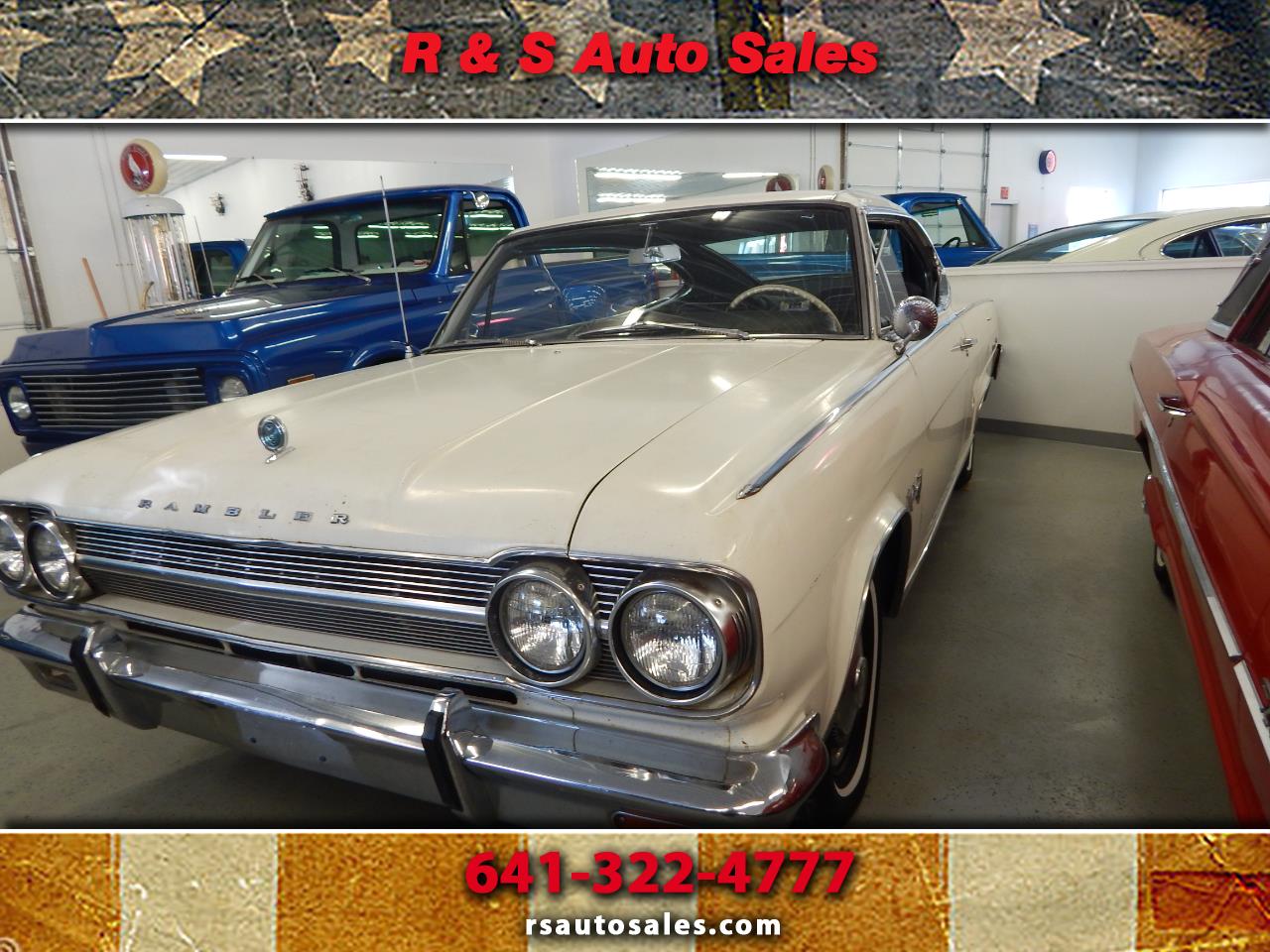 Used 1965 Rambler Marlin for sale. White 1965 Rambler Marlin Classic