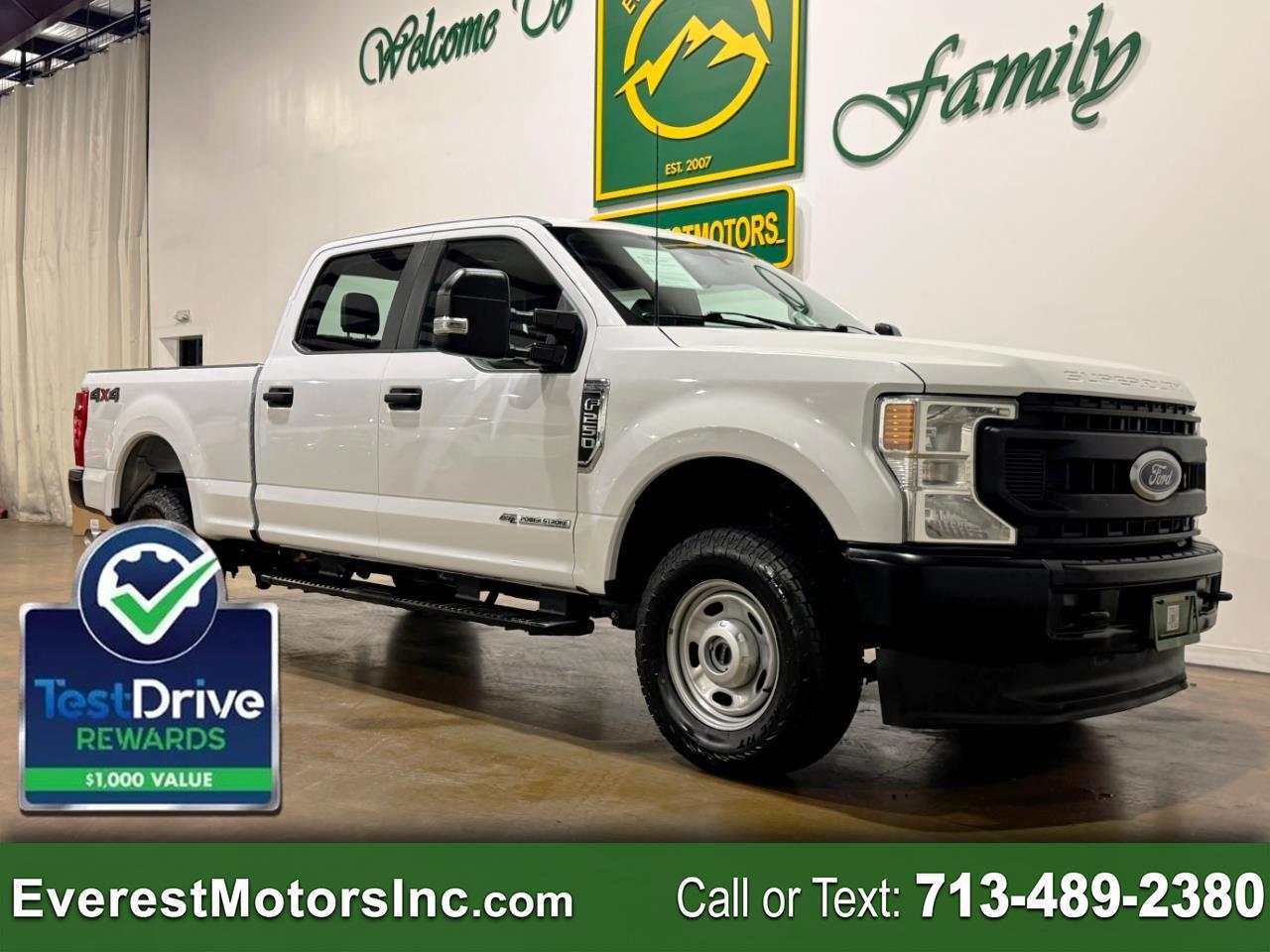 2022 Ford Super Duty F-250 SRW XL 4X4 CREWCAB SHORTWB 6.7L V8 DIESEL 1OWNER