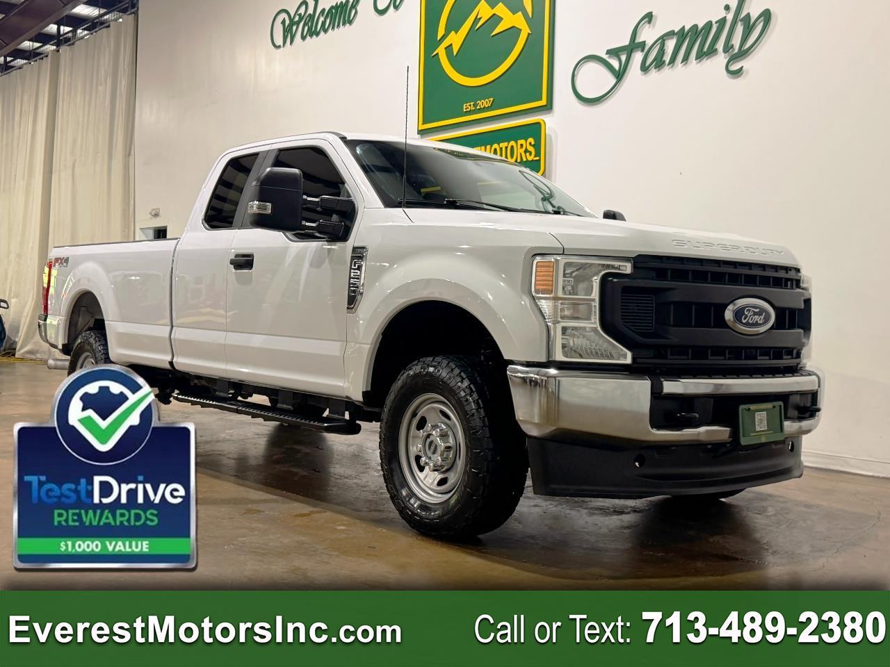 2022 Ford Super Duty F-250 SRW XL 4X4 EXT CAB LONGBED 7.3L V8 GAS GODZILLA 1OWNER