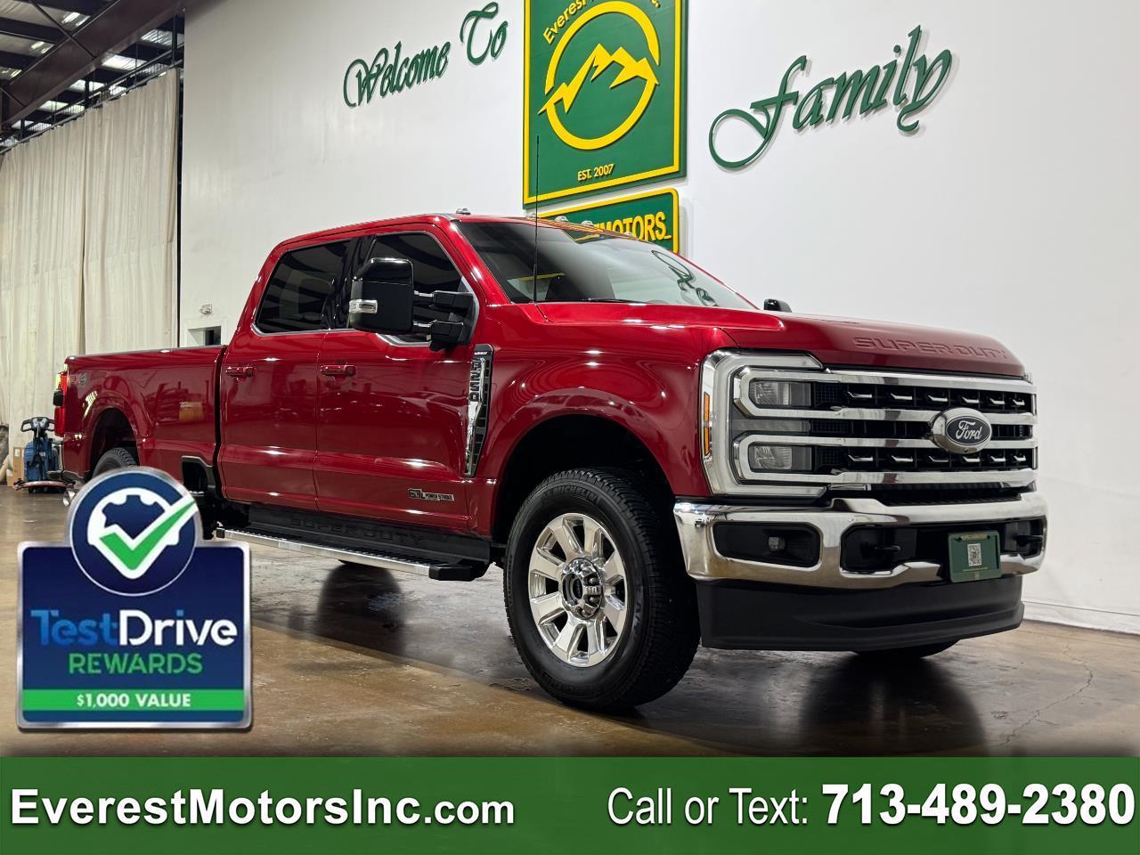 2024 Ford Super Duty F-250 SRW LARIAT 4X4 CREWCAB LONG 6.7L V8 DIESEL 1OWNER