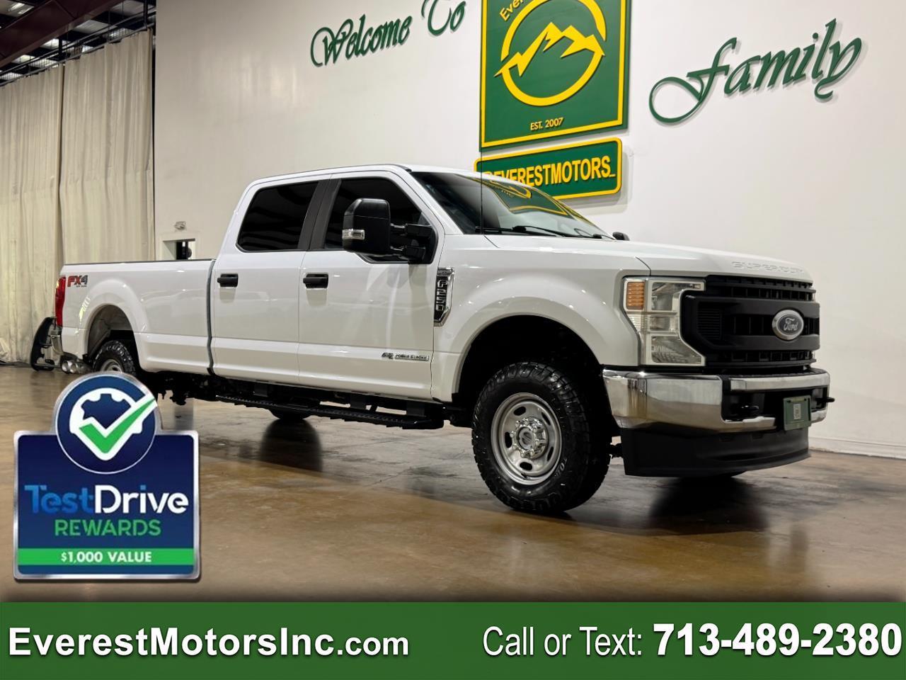 2022 Ford Super Duty F-250 SRW XL 4X4 CREWCAB LONG 6.7L V8 DIESEL 1OWNER