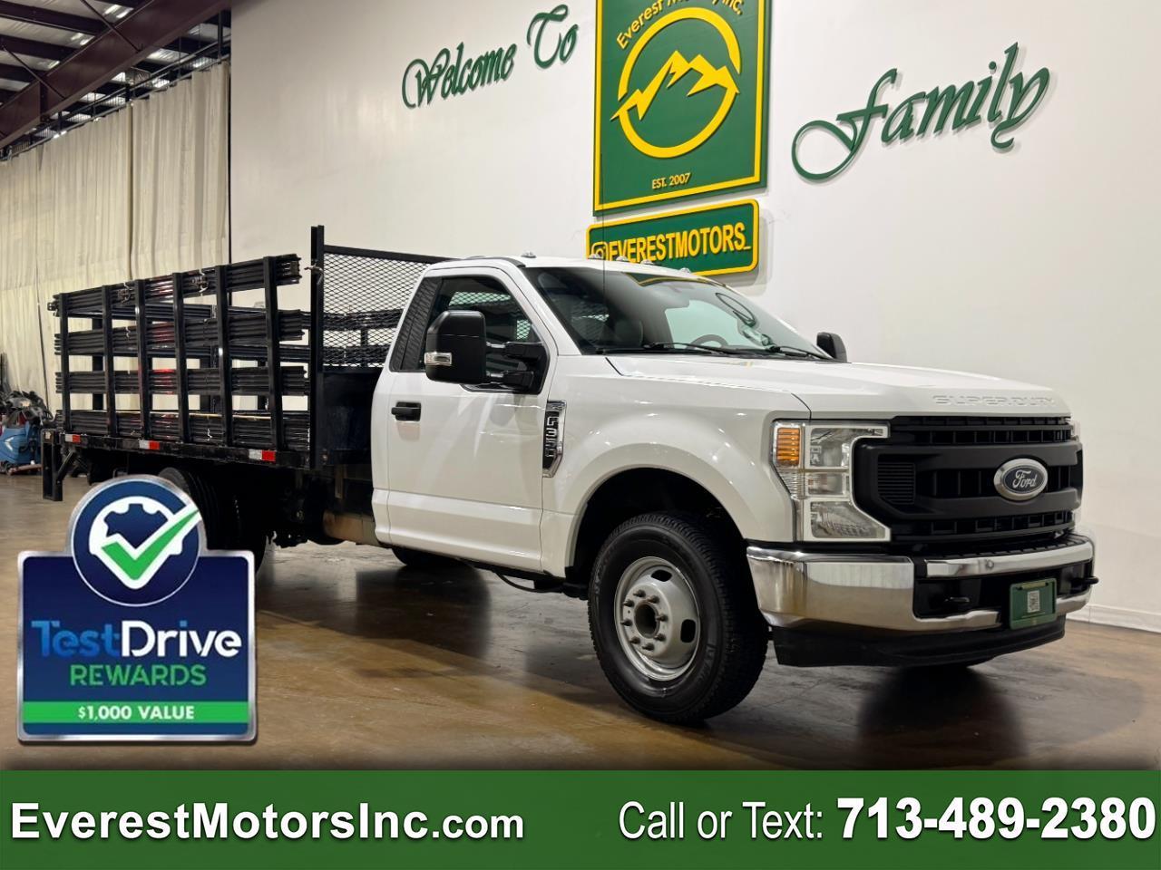 2020 Ford Super Duty F-350 DRW XL 4X2 REGCAB 14FT STAKEBED LIFTGATE 6.2L GAS 1OWN