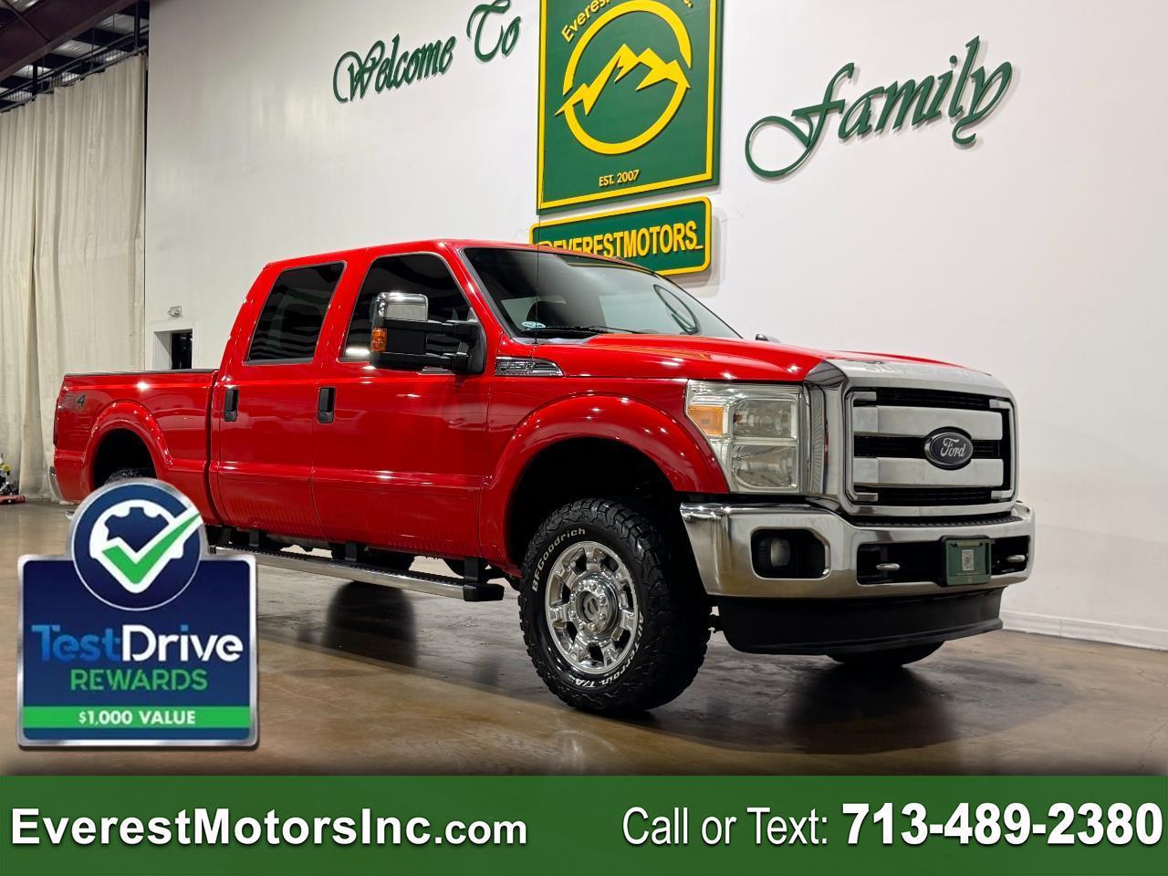 2016 Ford Super Duty F-250 SRW XLT PREMIUM 4X4 CREWCAB SHORT 6.2L V8 GAS 1OWNER