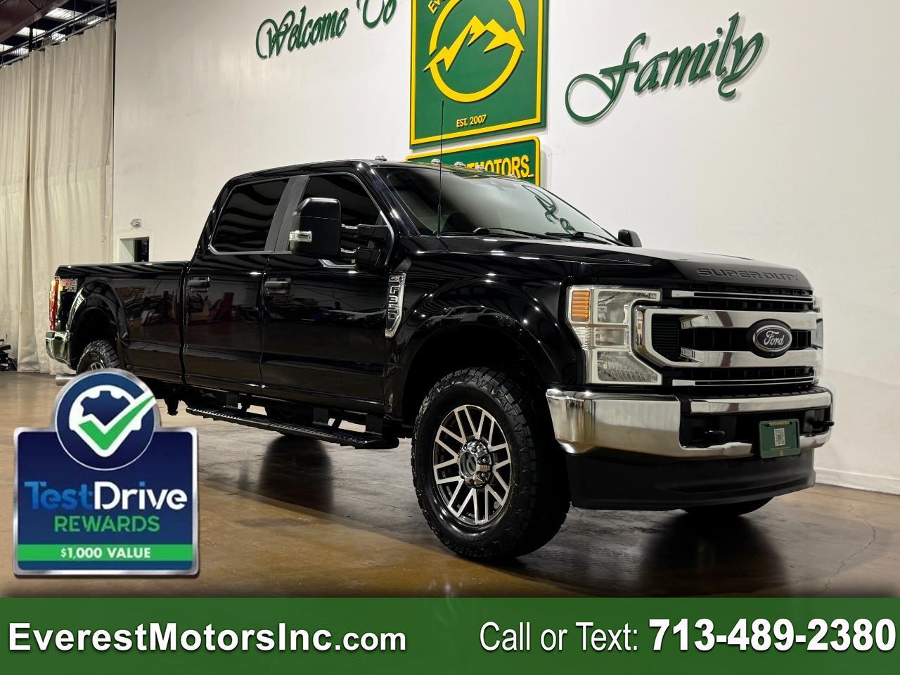 2022 Ford Super Duty F-350 SRW STX 4X4 CREWCAB LONG 7.3L V8 GODZILLA GAS 1OWNER