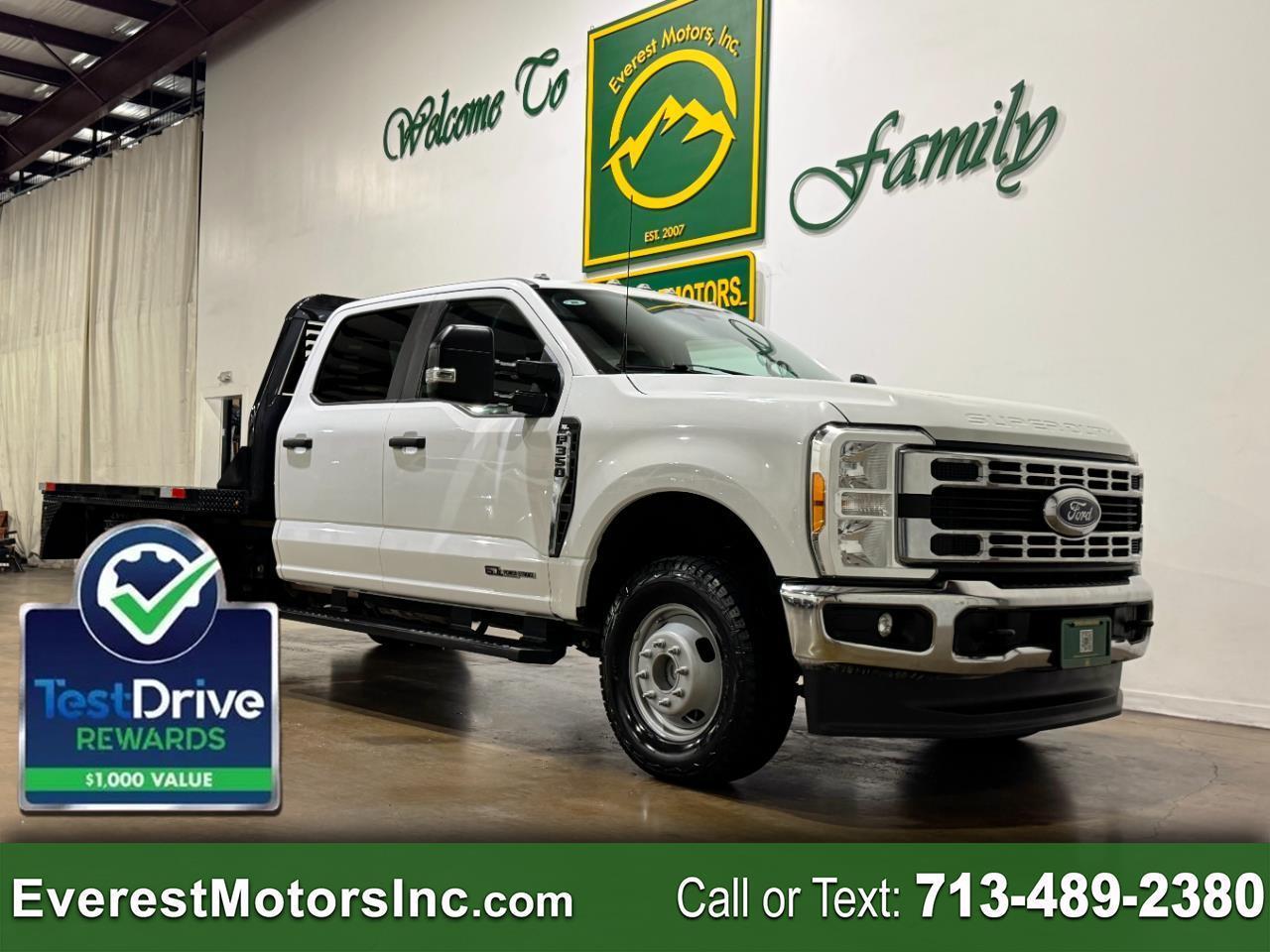 2023 Ford Super Duty F-350 DRW XL 4X4 CREWCAB 9FT FLATBED 6.7L DIESEL 1OWNER