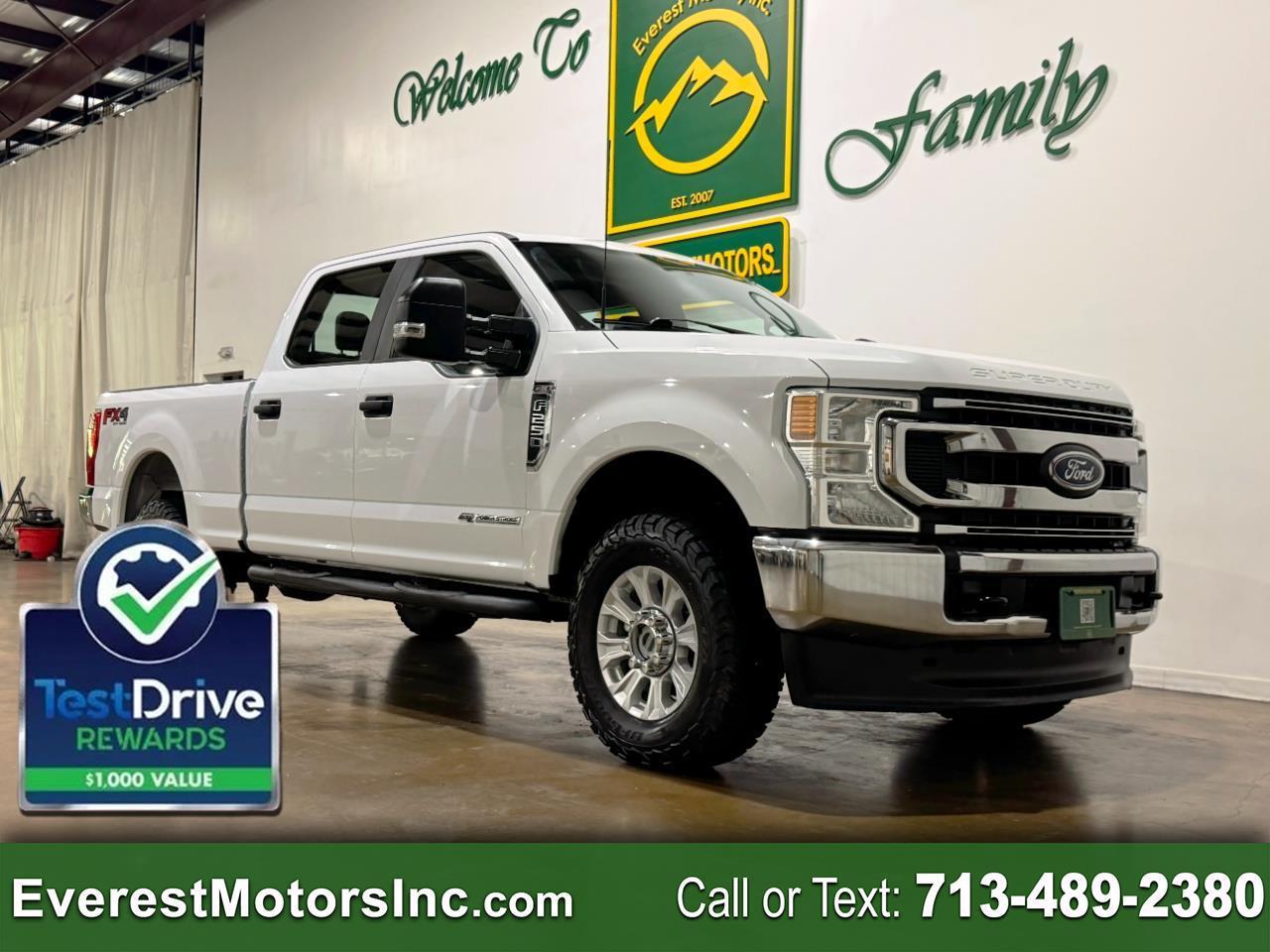 2022 Ford Super Duty F-250 SRW STX 4X4 CREWCAB SHORT 6.7L V8 DIESEL 1OWNER