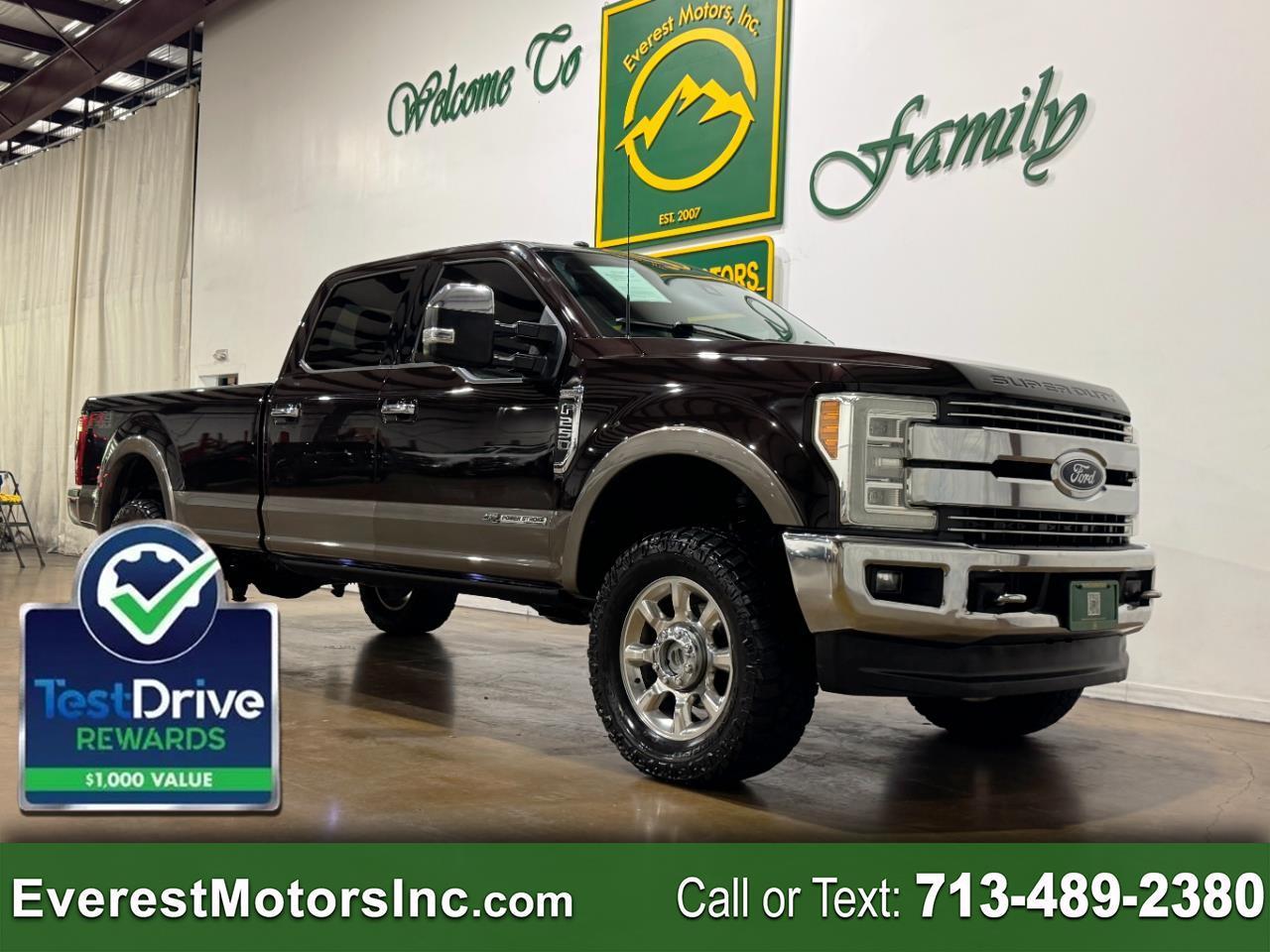 2018 Ford Super Duty F-250 SRW LARIAT ULTIMATE 4X4 CREWCAB LONG 6.7L DIESEL FX4