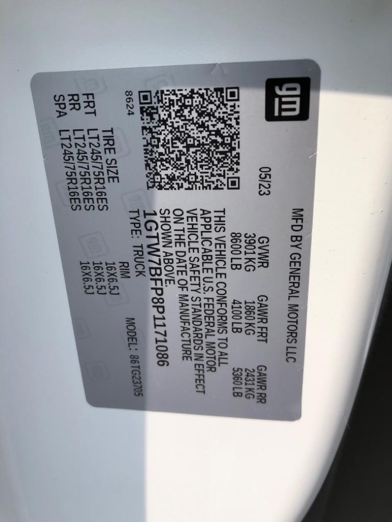 2023 GMC Savana G2500 WHITE at Premiere Auto Sales