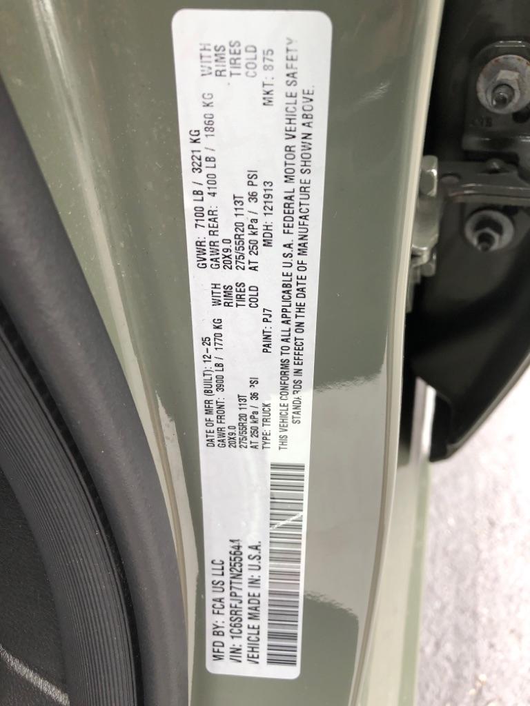 2026 RAM 1500 LARAMIE GREEN at Premiere Auto Sales