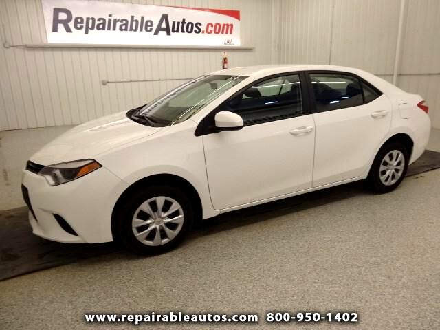 Used 2015 Toyota Corolla Repairable Water Damage for Sale ...