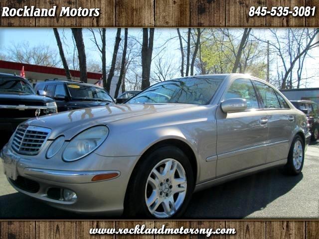 2003 Mercedes E-Class DISCLAIMER WE MAKE EVERY EFFORT TO PRESENT INFORMATION THAT IS ACCURATE HOWE