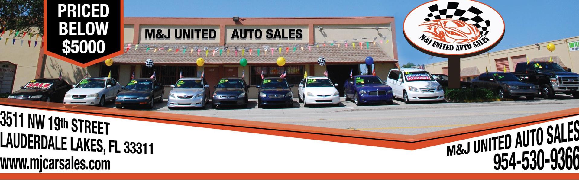 Used Cars FT. LAUDERDALE FL Used Cars & Trucks FL M & J United Auto