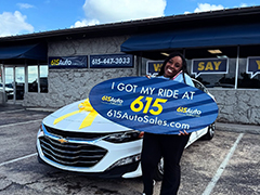 Happy customers: I got my ride at 615