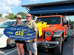 Happy customers: I got my ride at 615