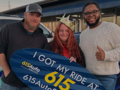 Happy customers: I got my ride at 615