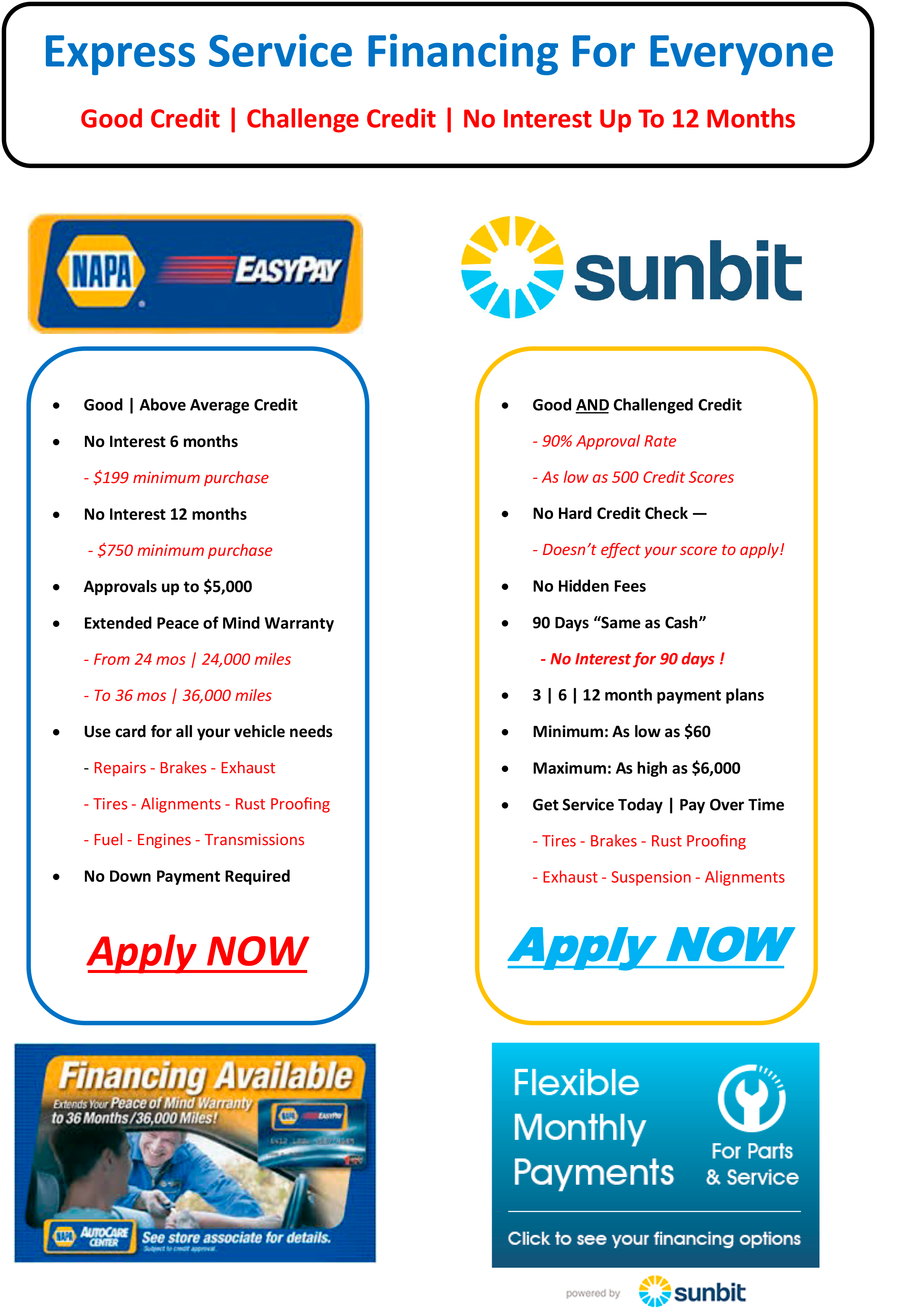 Express Service Financing