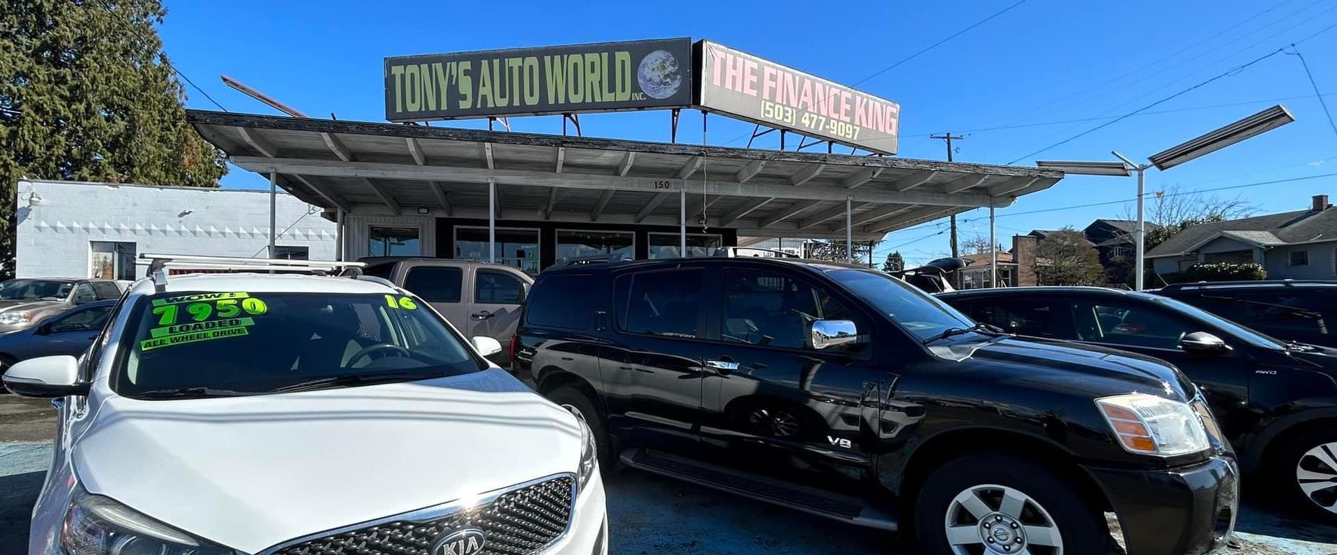 Used Cars Portland OR Used Cars & Trucks OR Tony's Auto World