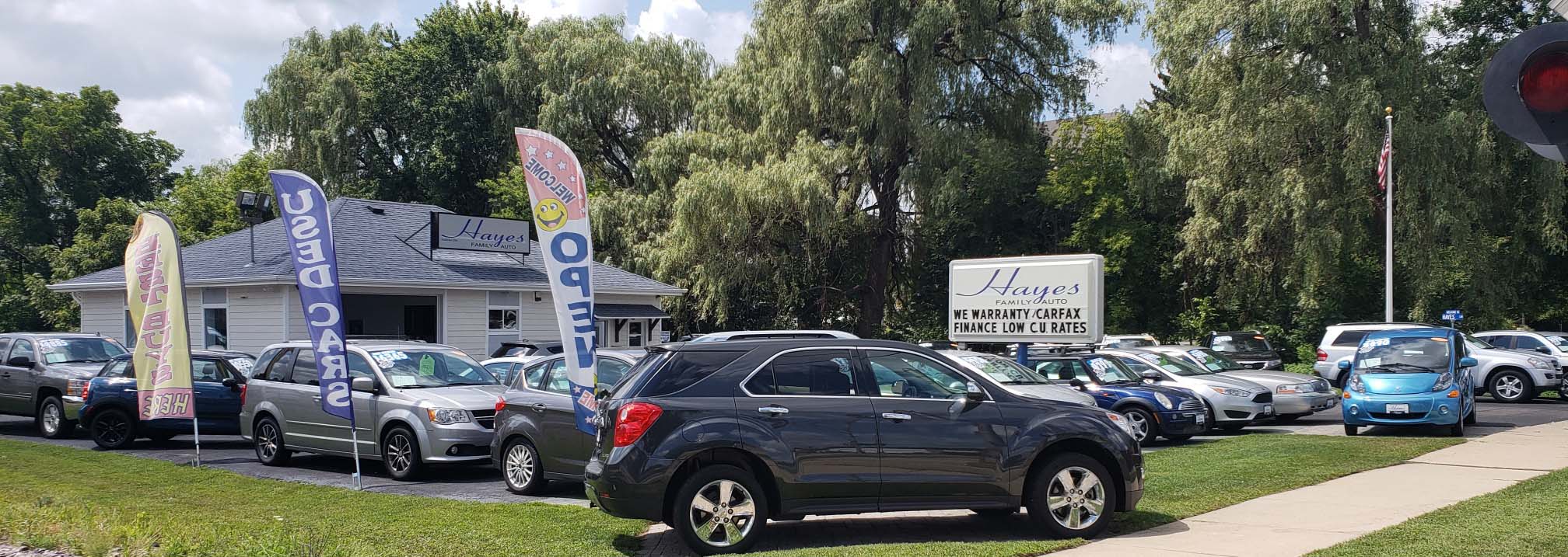 our lot | Hayes Family Auto Inc