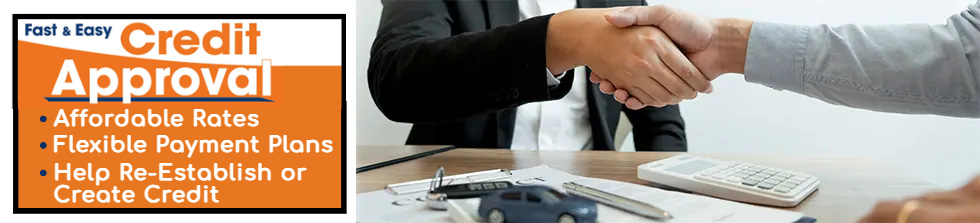 Credit approval, affordable rates, flexible payment plans, help re-establish or create credit
