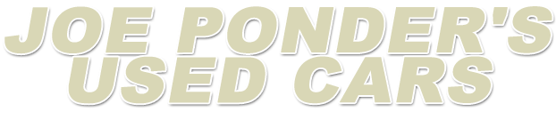 Joe Ponder's Used Cars