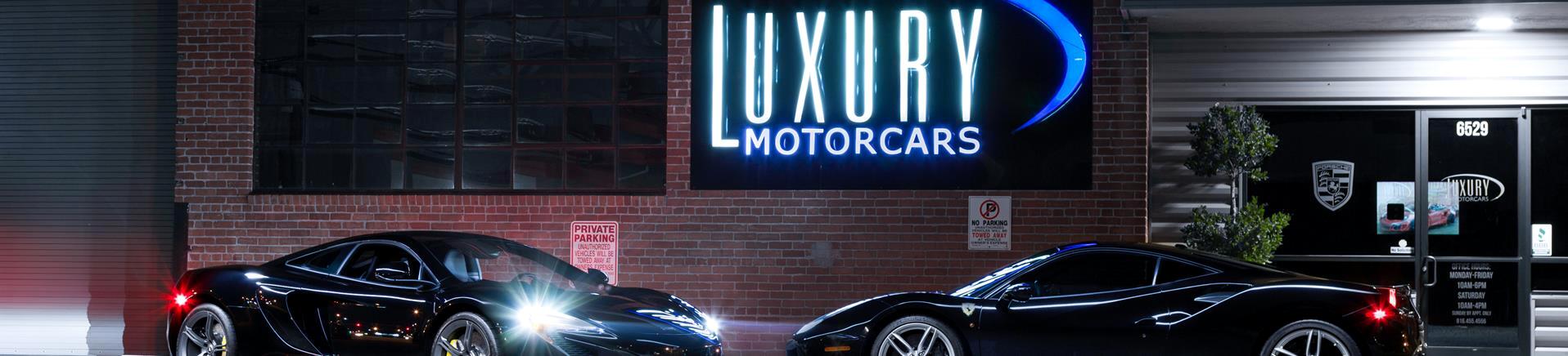 Luxury Motorcars is by appointment only