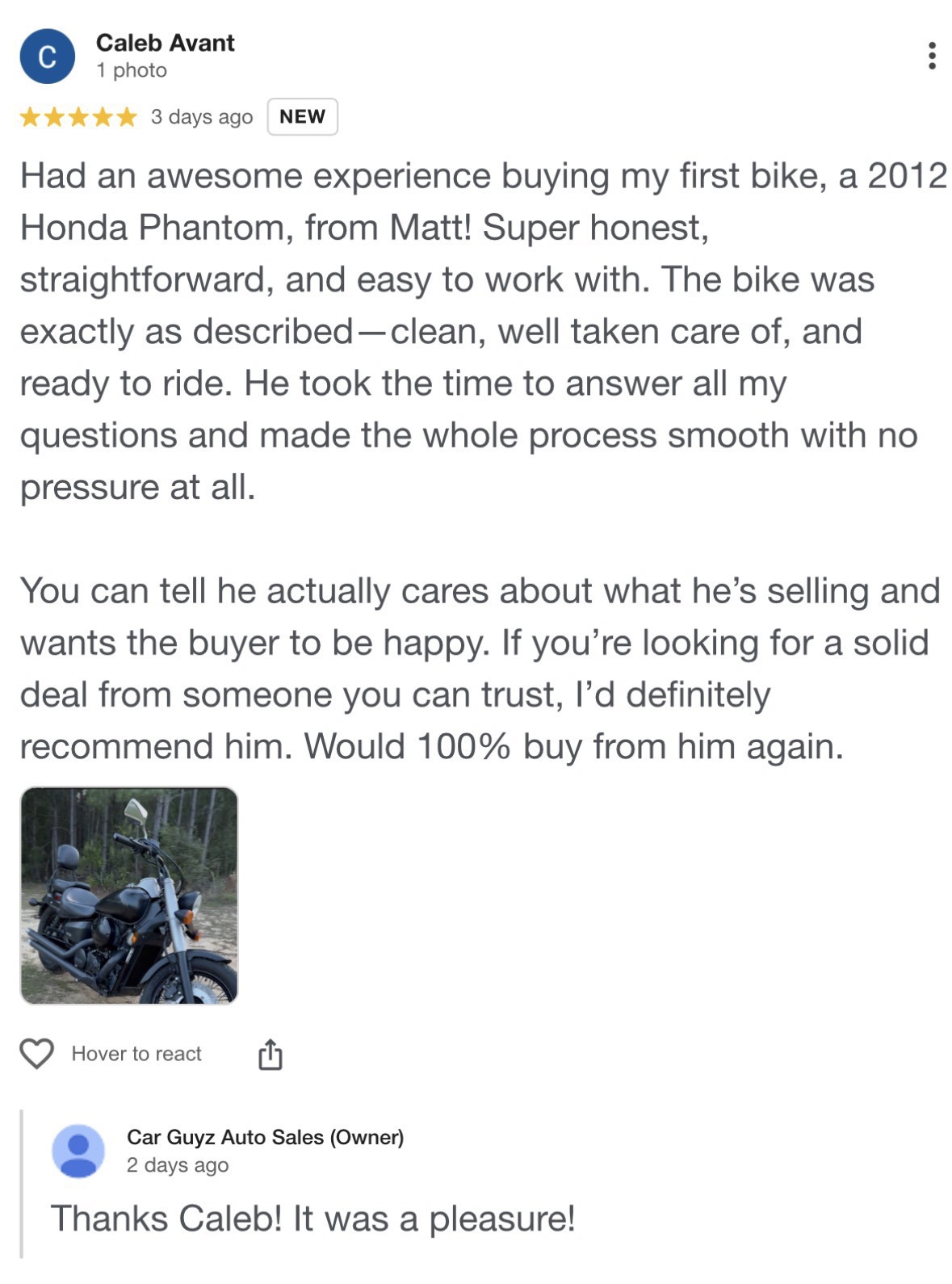 Testimonial Photo