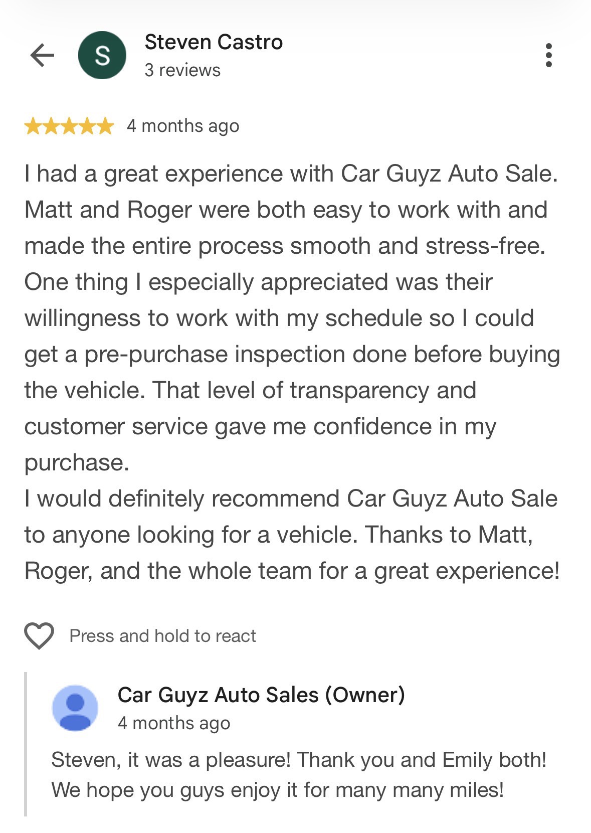 Testimonial Photo