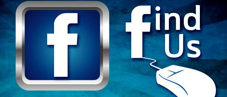 CHECK US OUT ON FACEBOOK