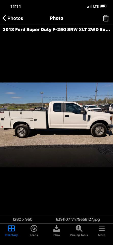 Ford Super Duty F-250 SRW XLT 2WD SuperCab 8' Box 2018