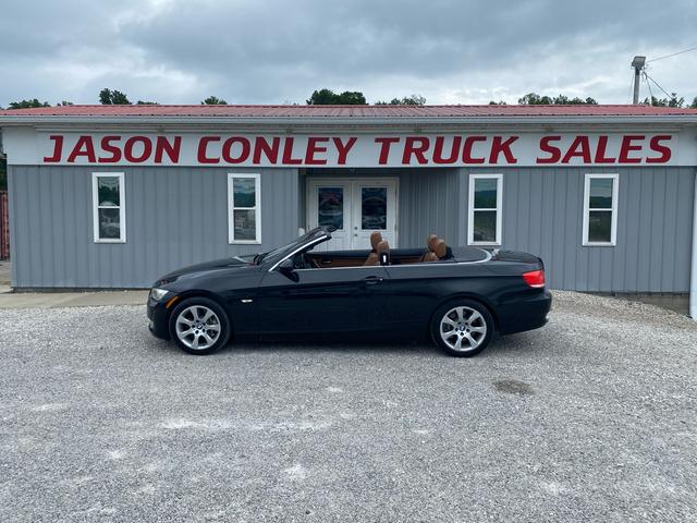 Black 2008 BMW 3 Series Convertible Rear-Wheel Drive Automatic