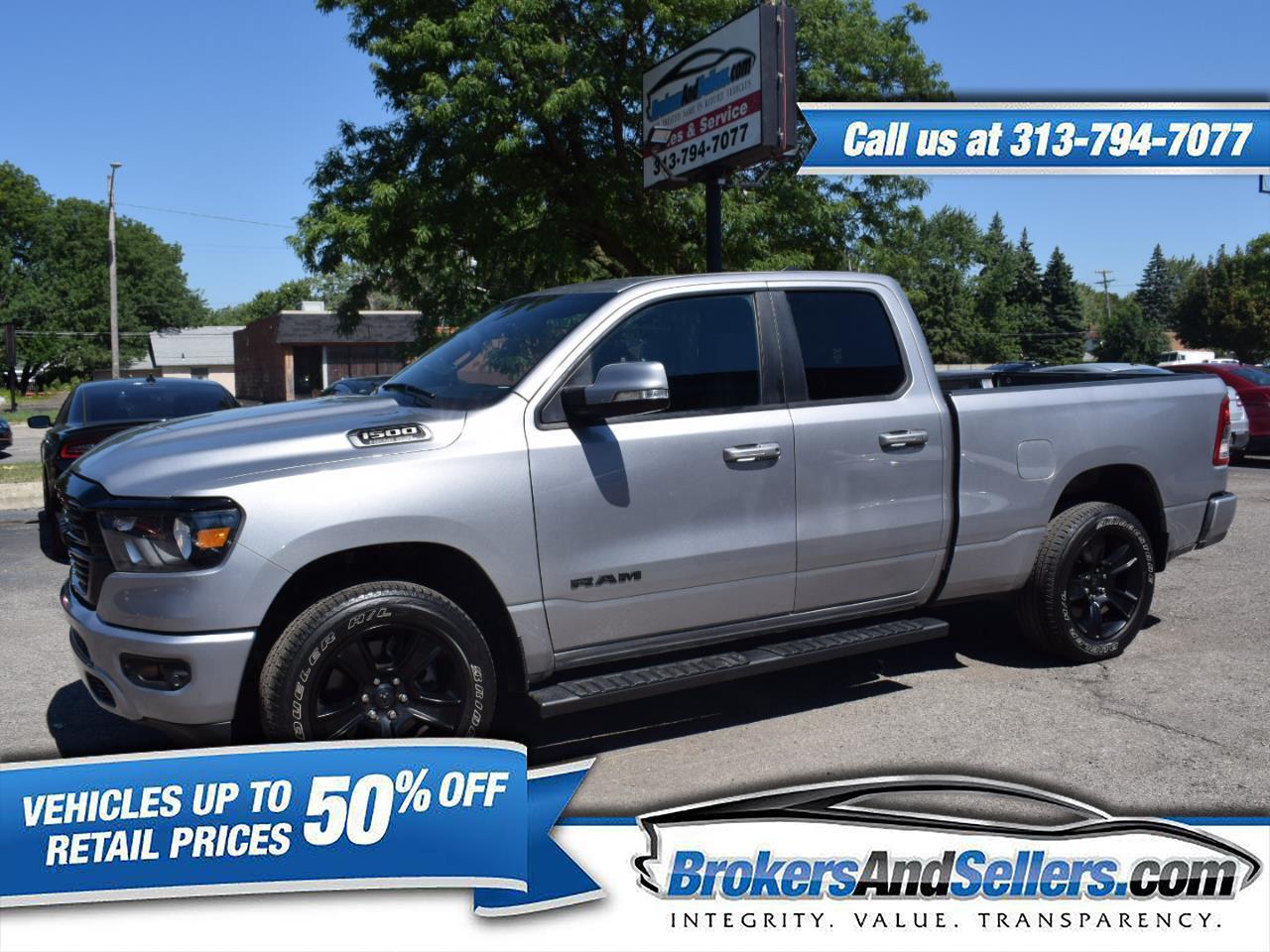 Used Ram 1500 Big Horn 4x4 Quad Cab 6 4 Box For Sale In Detroit Mi Brokersandsellers Com