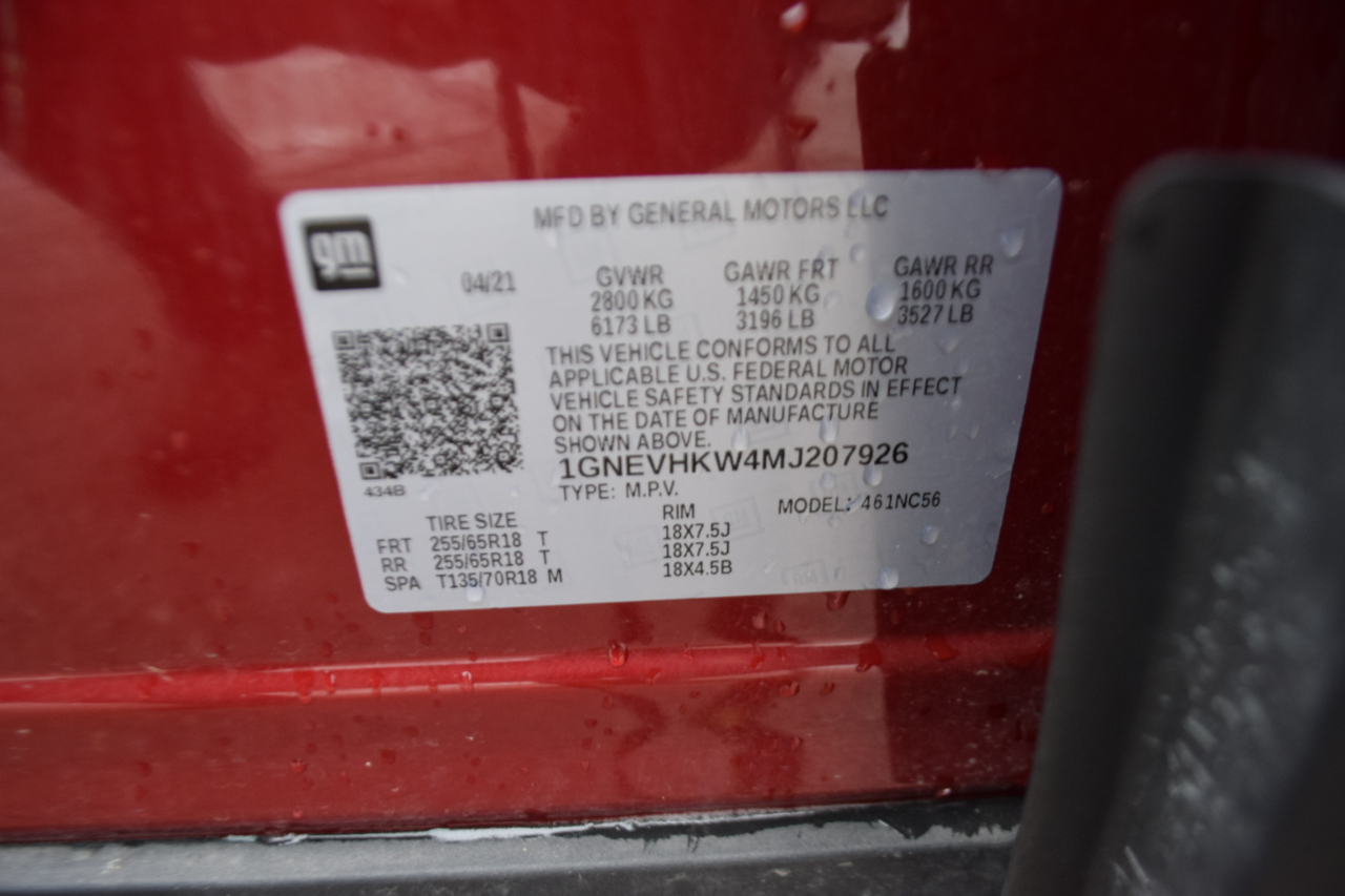 Chevrolet Traverse AWD 4dr LT Leather 2021