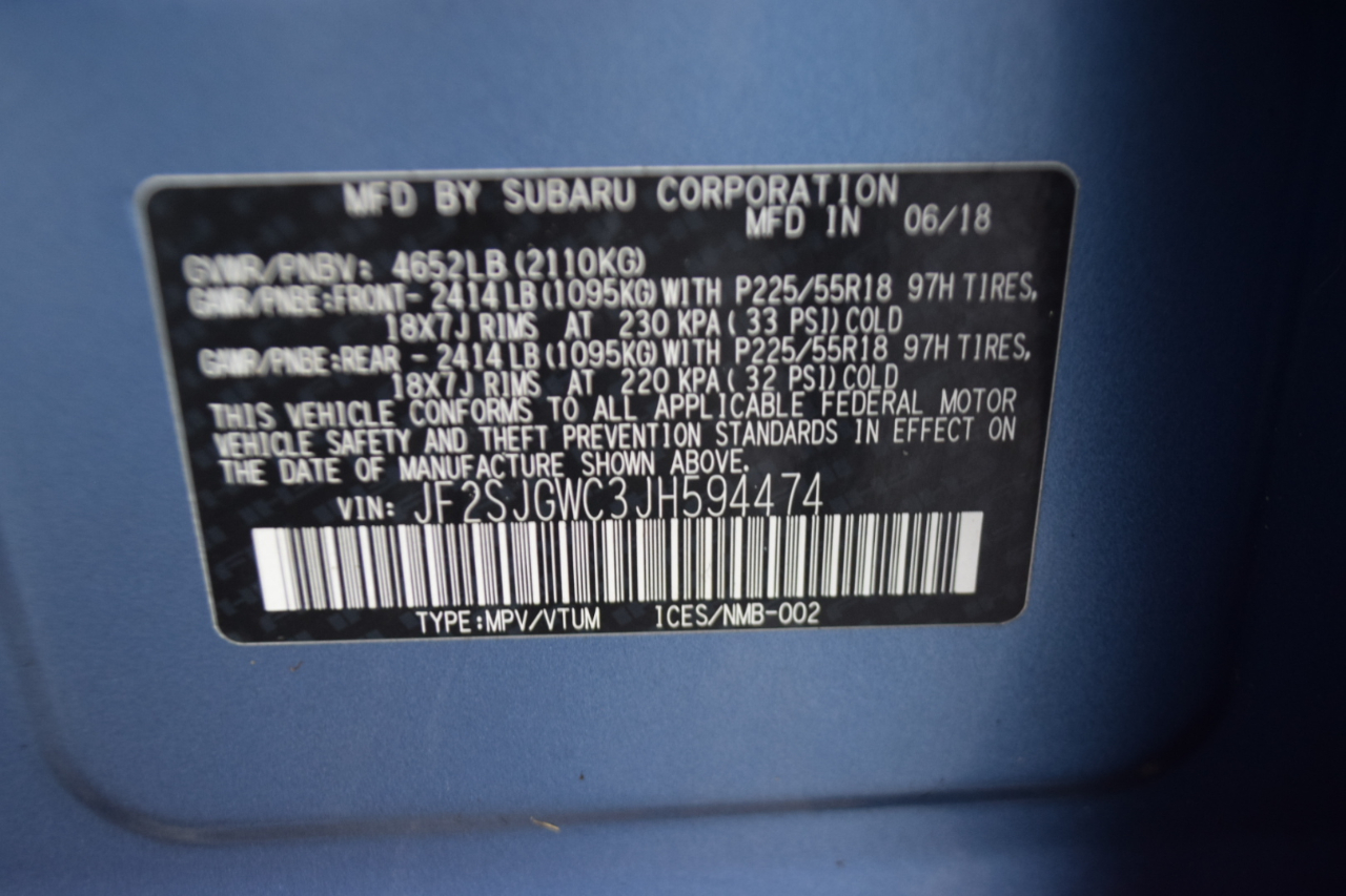 Subaru Forester 2.0XT Touring CVT 2018