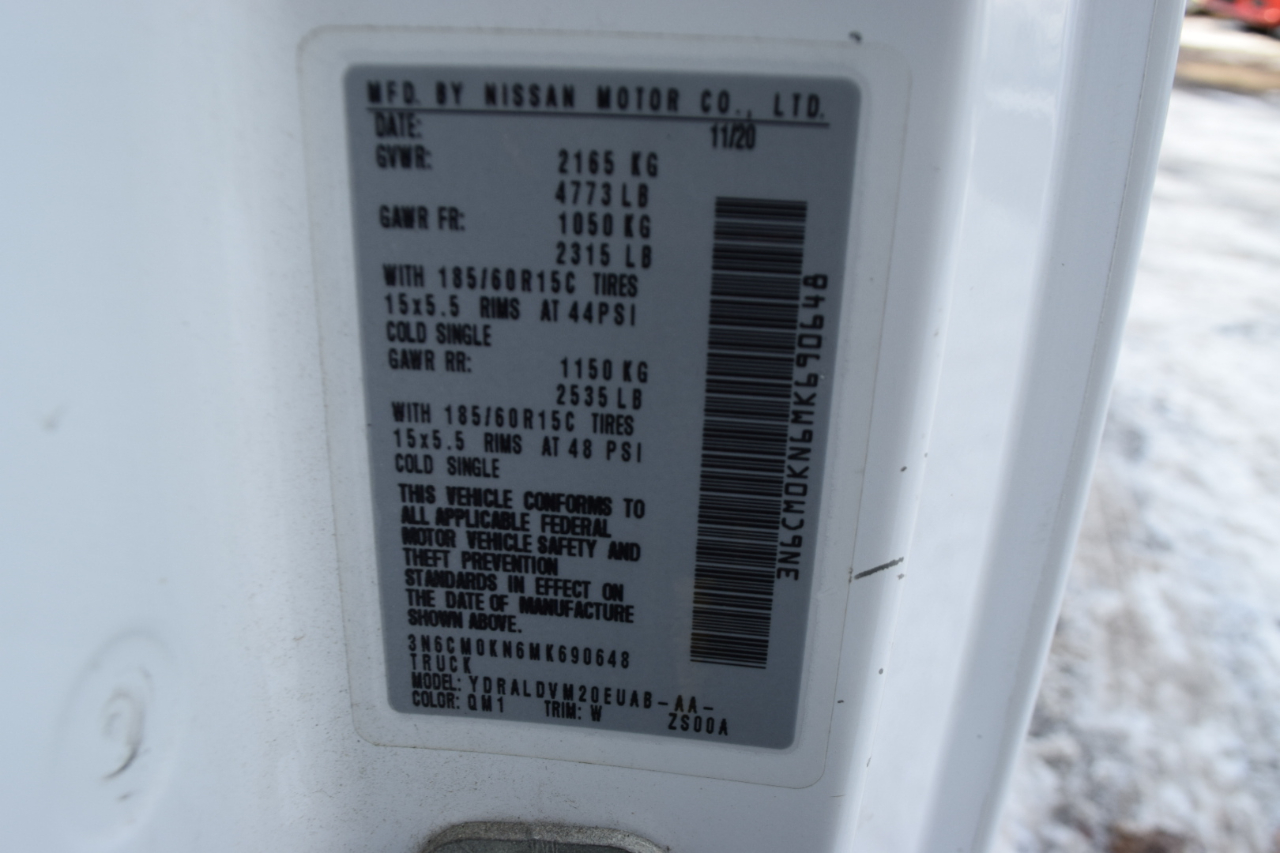 Nissan NV200 Compact Cargo I4 S 2021