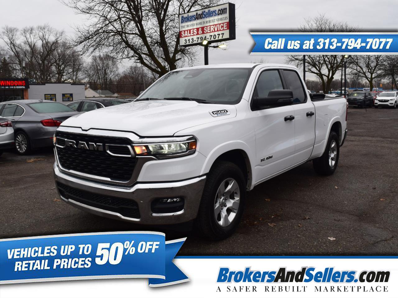 2025 RAM 1500 Big Horn 4x4 Quad Cab 6'4" Box