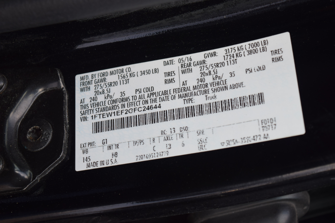 Ford F-150 4WD SuperCrew 145" King Ranch 2016