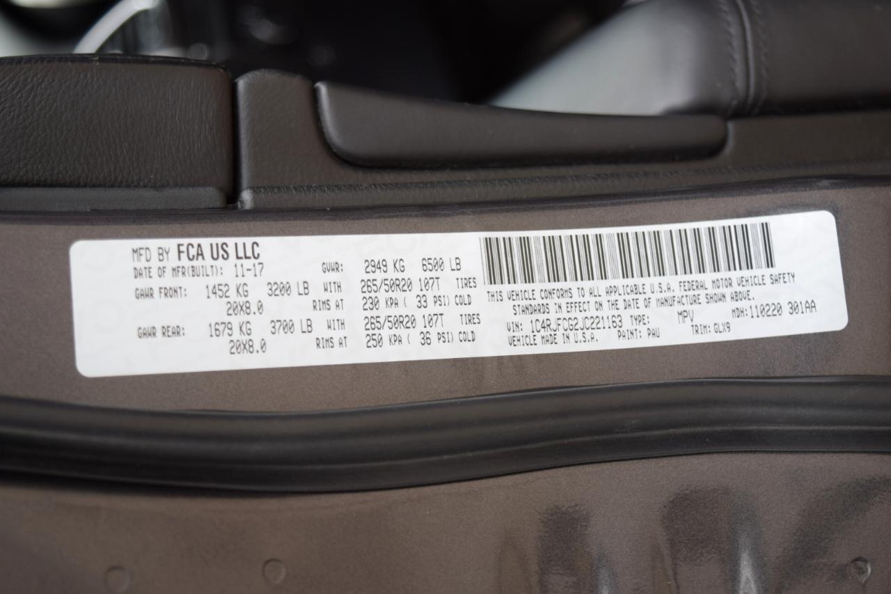 Jeep Grand Cherokee Overland 4x4 2018