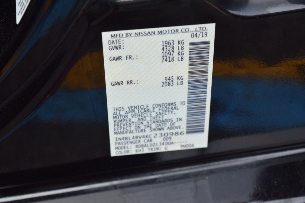 Nissan Altima 2.5 S Sedan 2019