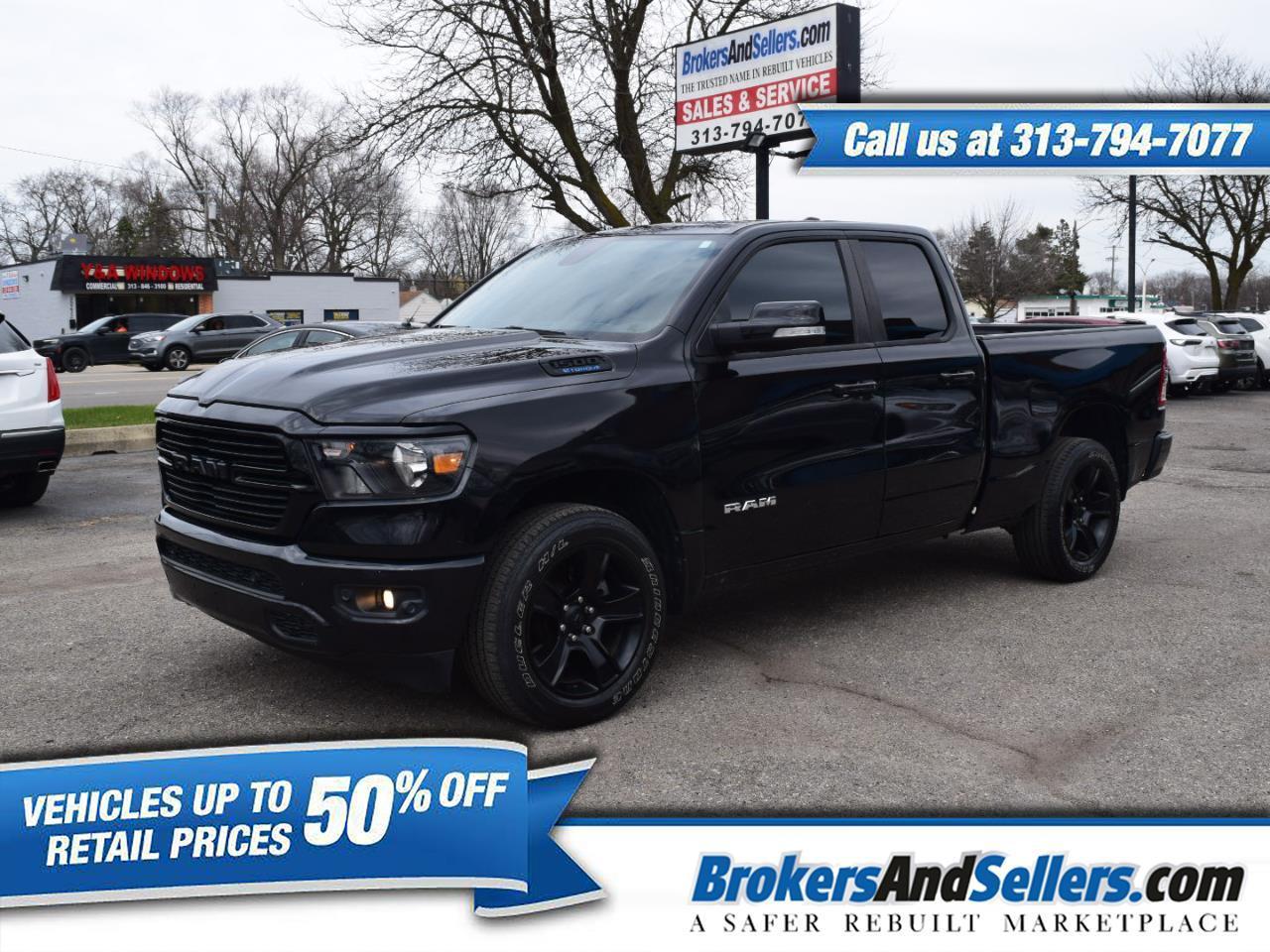 2021 RAM 1500 Big Horn 4x4 Quad Cab 6'4" Box