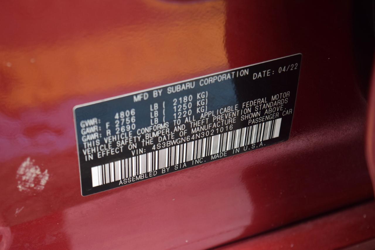 Subaru Legacy Limited XT CVT 2022