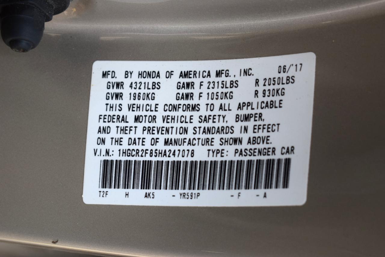 Honda Accord Sedan EX-L CVT 2017