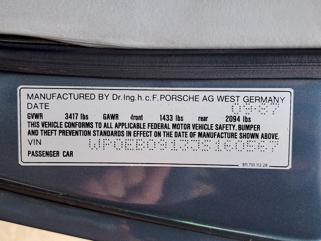 Porsche 911 Carrera  1988