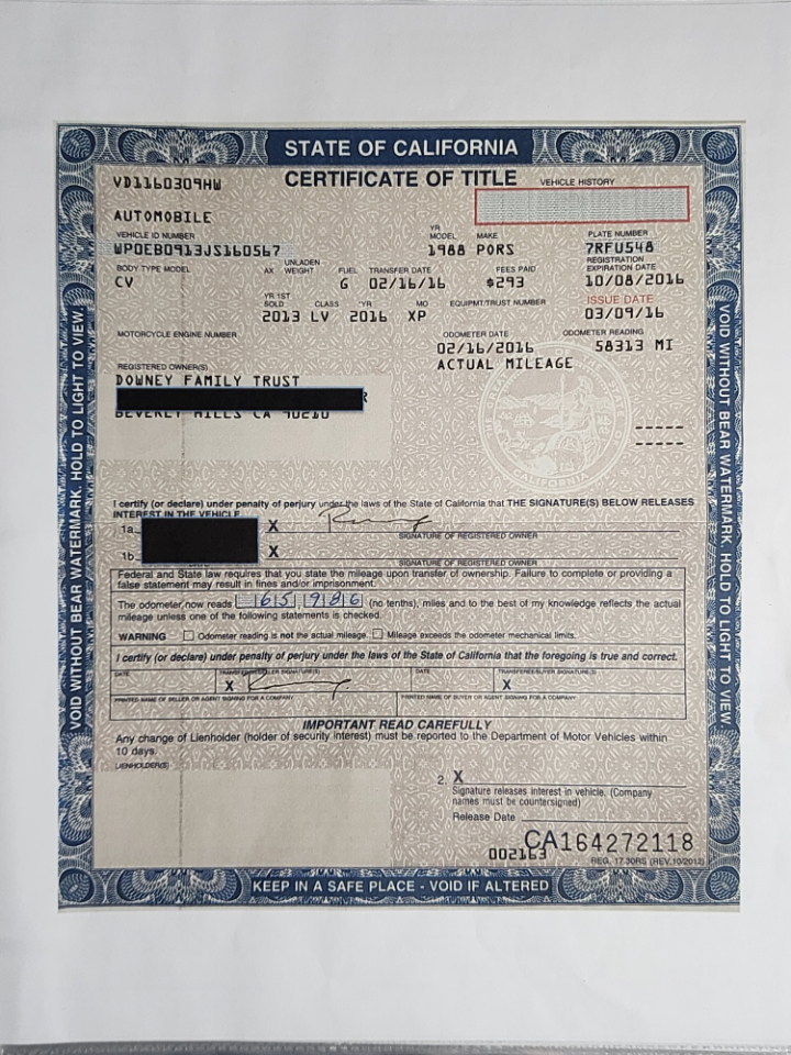 Porsche 911 Carrera  1988