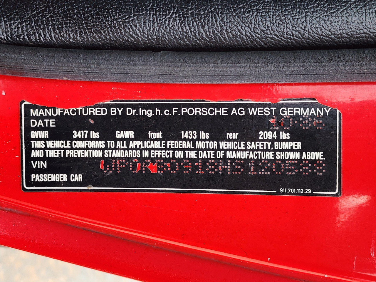 Porsche 911 Carrera  1987