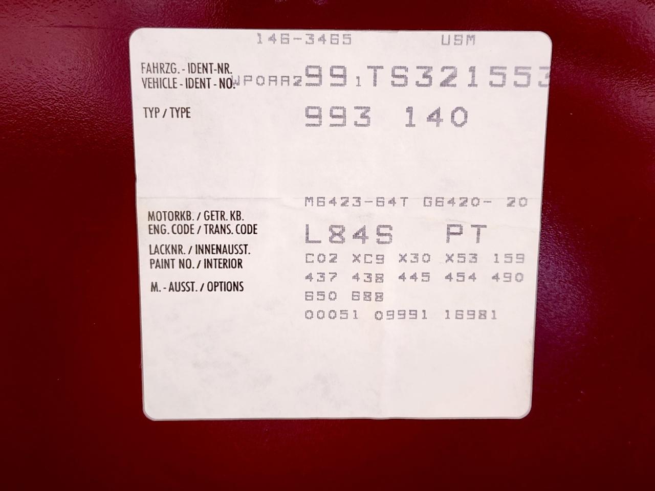 Porsche 911 Carrera  1996