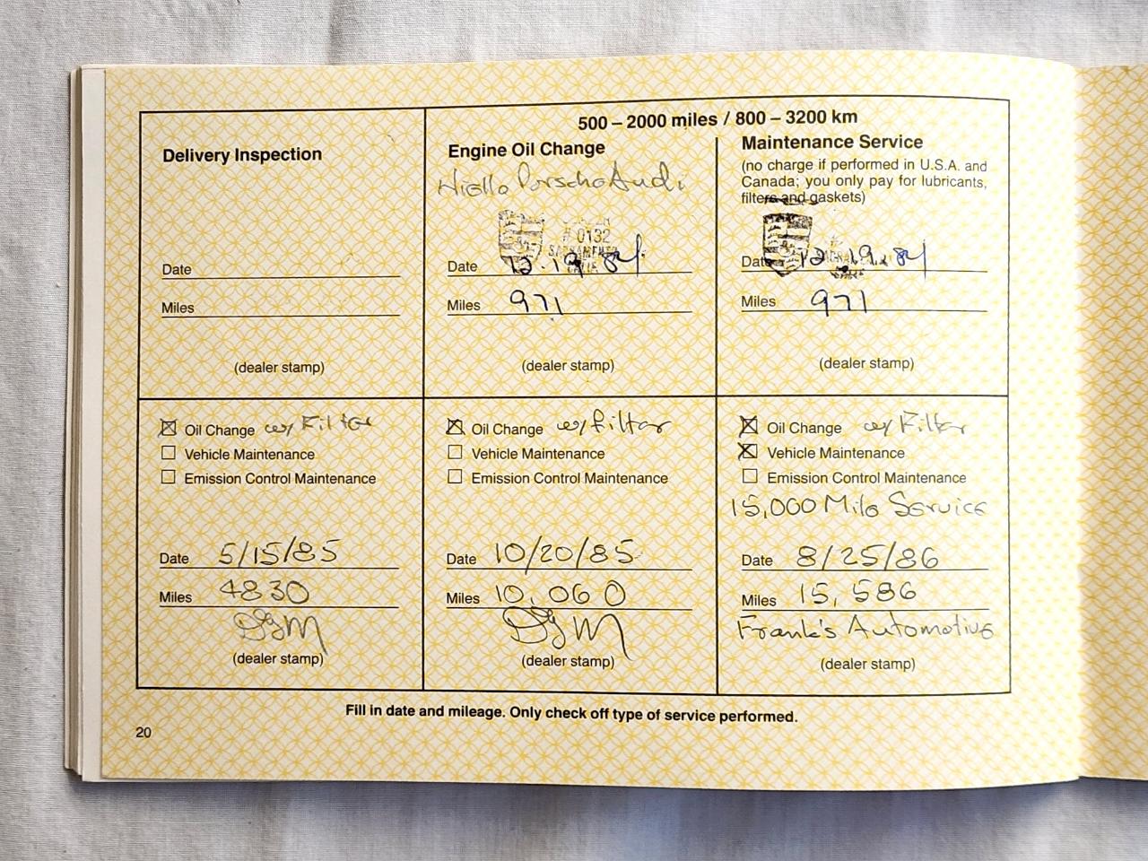 Porsche 911 Carrera Targa 1984