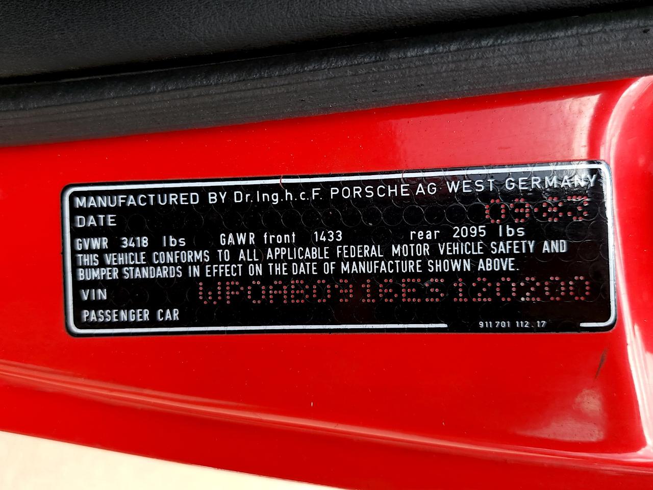 Porsche 911 Carrera  1984