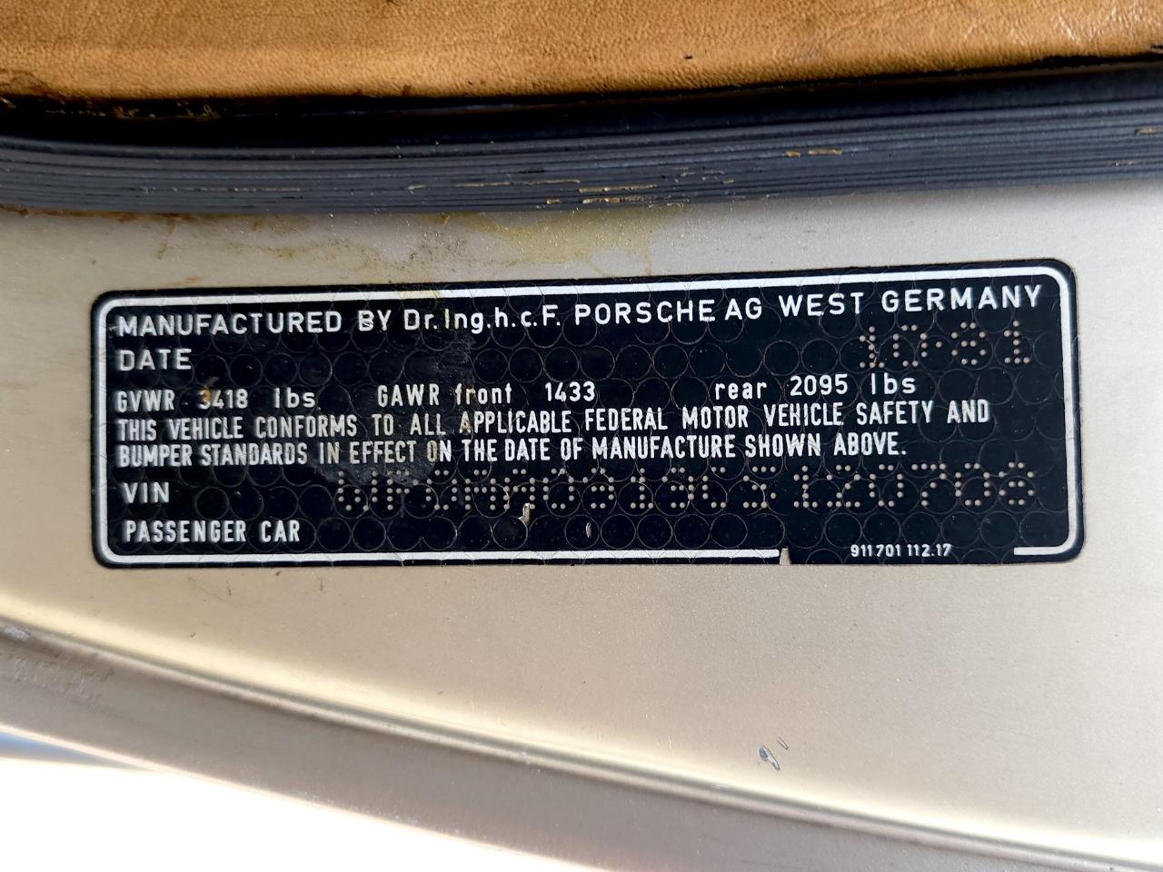 Porsche 911 SC  1982