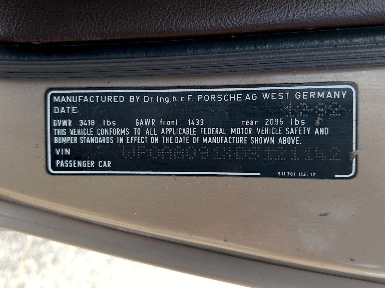 Porsche 911 SC  1983